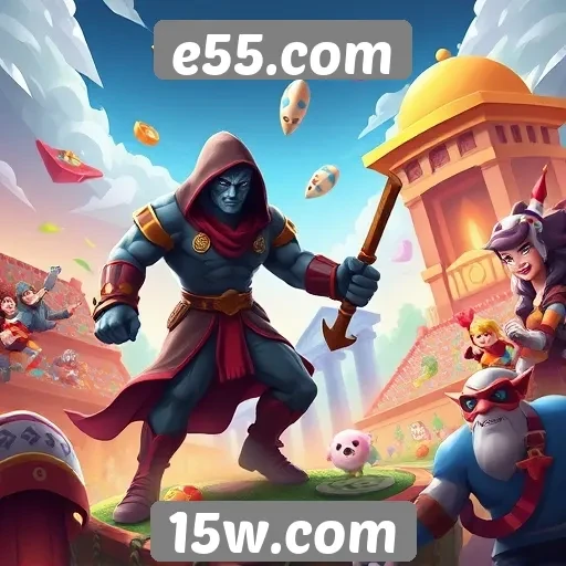 Análise da diversidade de jogos no e55.com